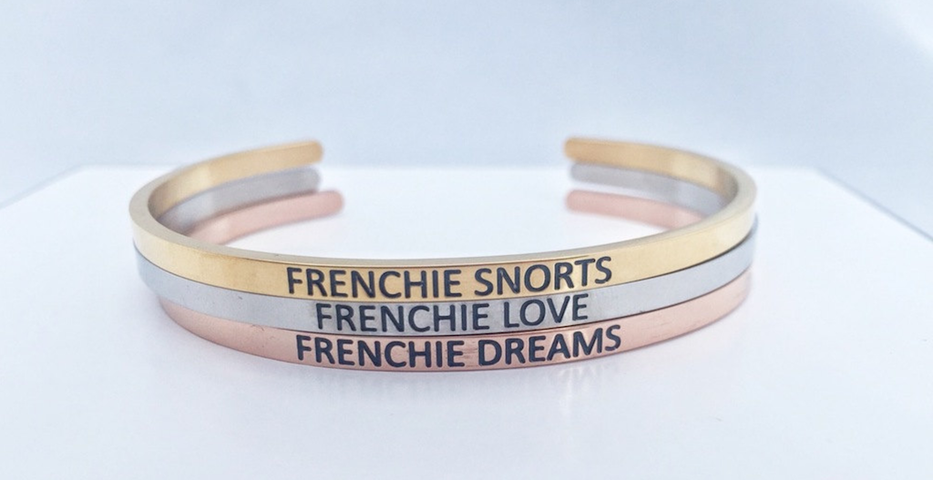 Gioielli Bulldog Francese - Set Braccialetti