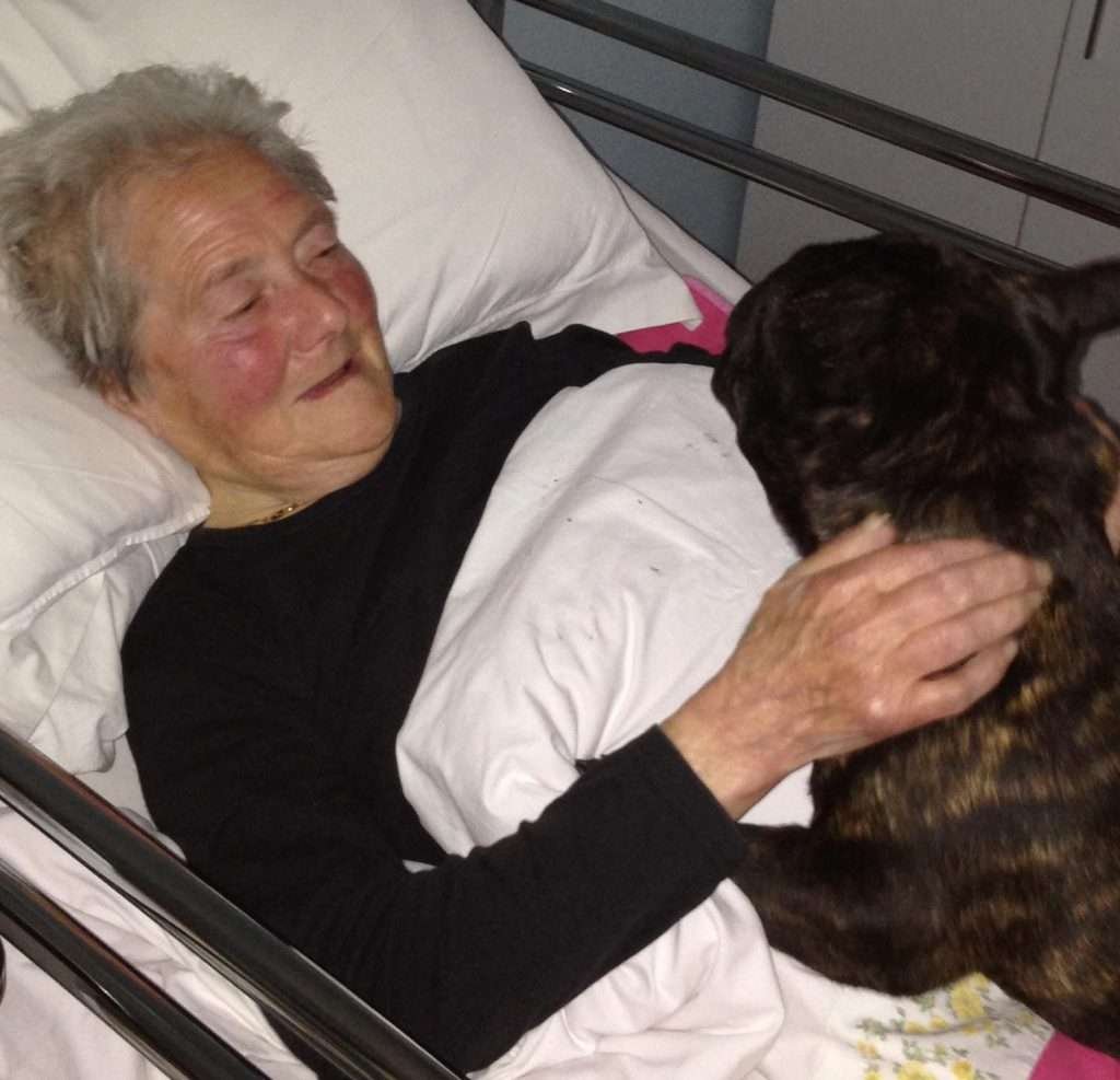 Rado De Valoisse insieme a nonna Laura.